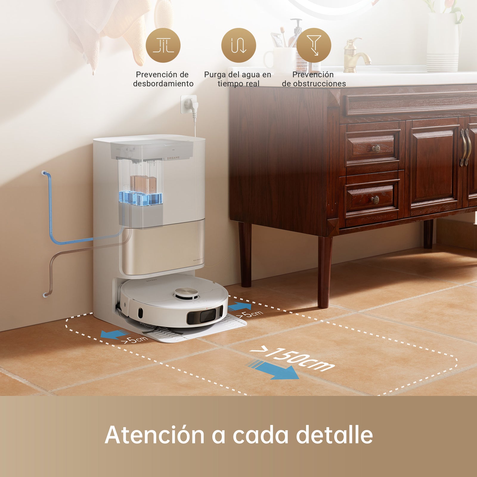 Kit de conexión de agua para llenado y vaciado automático para L10sProUltra/X30Ultra/X40UltraComplete/L40Ultra/L10sUltraGen2/X50UltraComplete/L50ProUltra/L40sProUltra/L40UltraAE/L50sProUltra/L50UltraAE