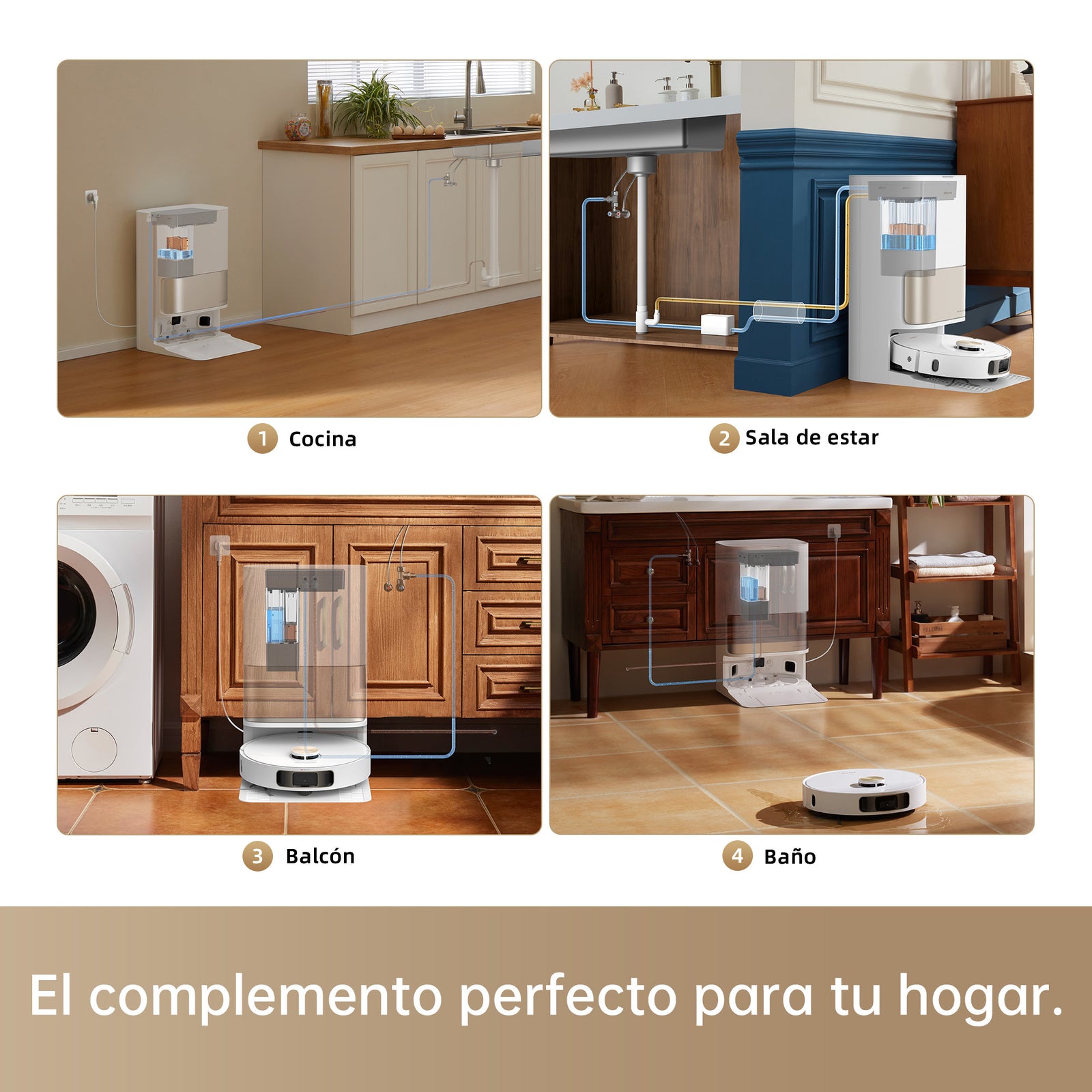 Kit de conexión de agua para llenado y vaciado automático para L10sProUltra/X30Ultra/X40UltraComplete/L40Ultra/L10sUltraGen2/X50UltraComplete/L50ProUltra/L40sProUltra/L40UltraAE/L50sProUltra/L50UltraAE