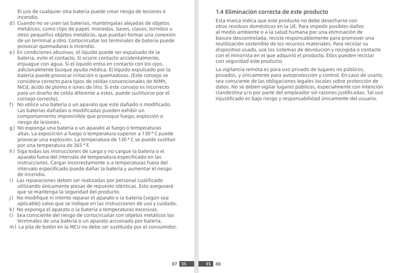 Advertencias e información de seguridad