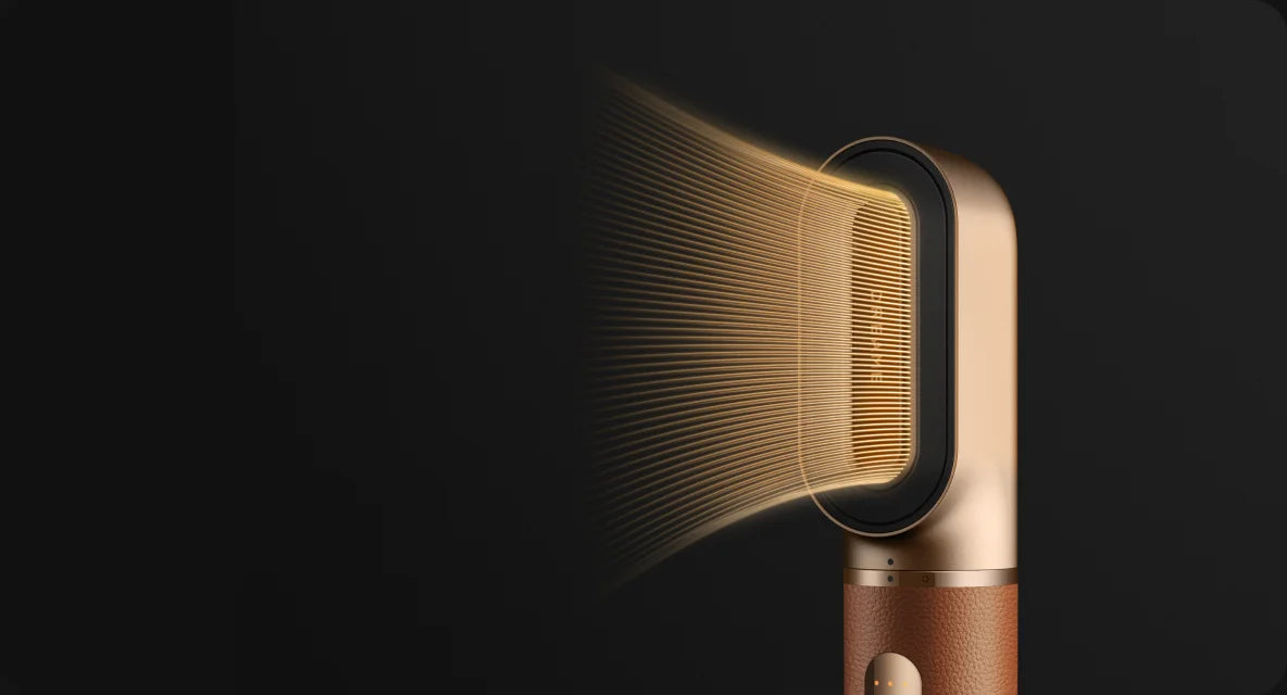 El secador rápido Dreame AirStyle Pro 2 Marrón proporciona un secado veloz para preparar el cabello para un peinado eficaz.