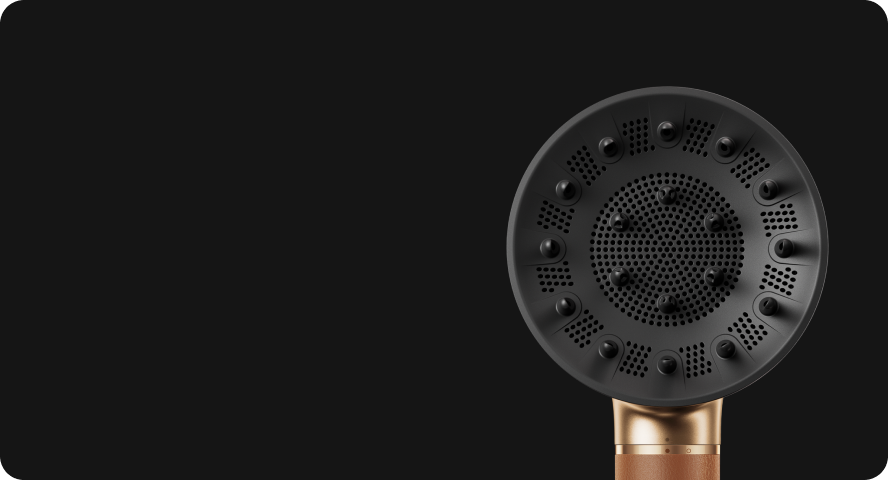 La boquilla difusora Dreame AirStyle Pro 2 Marrón ayuda a definir y realzar tus rizos naturales.