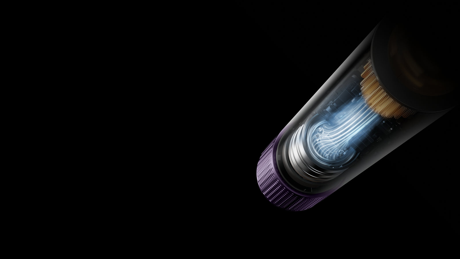 El motor de alta velocidad de 110.000 RPM de Dreame AirStyle Pro 2 Morado genera un flujo de aire potente para un secado rápido.