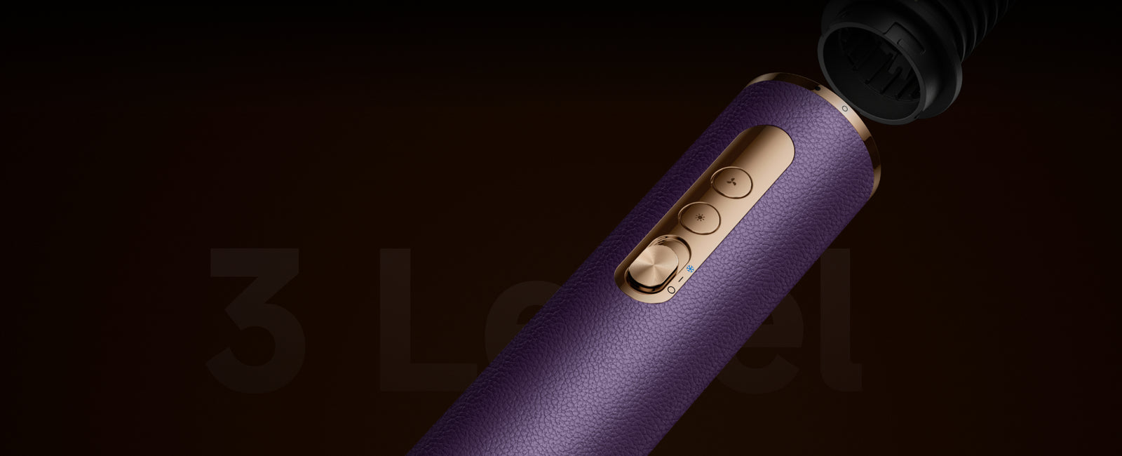 Dreame AirStyle Pro 2 Morado ofrece un control preciso del flujo de aire y la temperatura para personalizar su peinado.