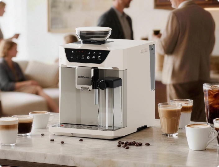 Capacidad de hasta <br class="coffeemas_c-pc-hide">45 tazas* — lista para <br class="coffeemas_c-pc-hide">cada <br class="coffeemas_c-small-hide">momento animado