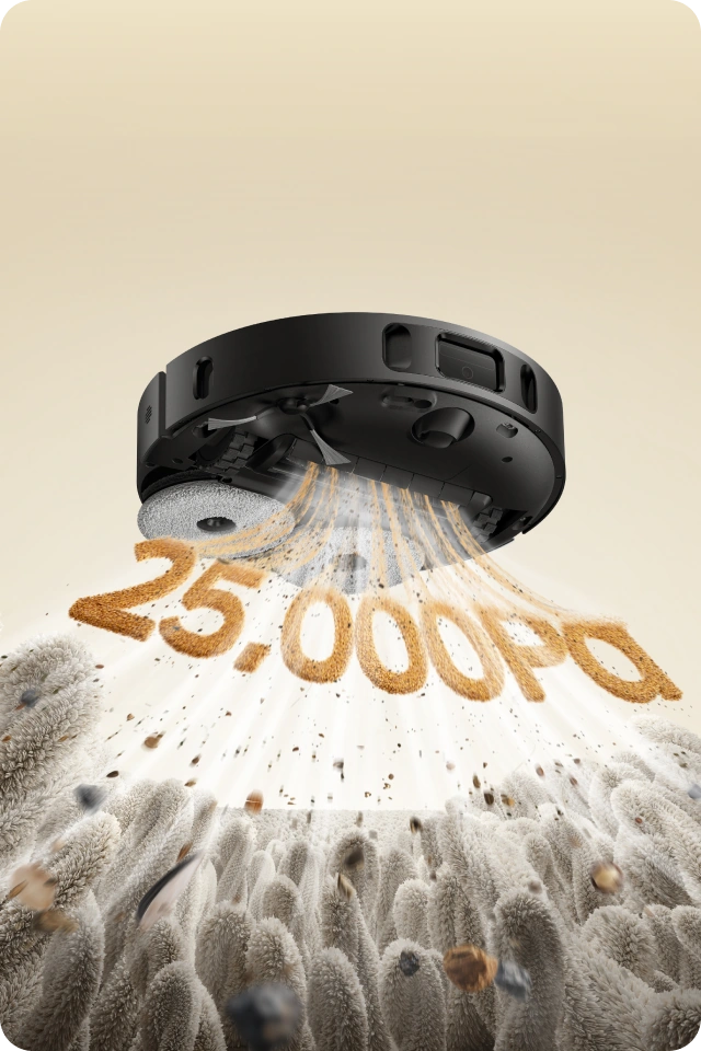 25.000 Pa de succión Vormax