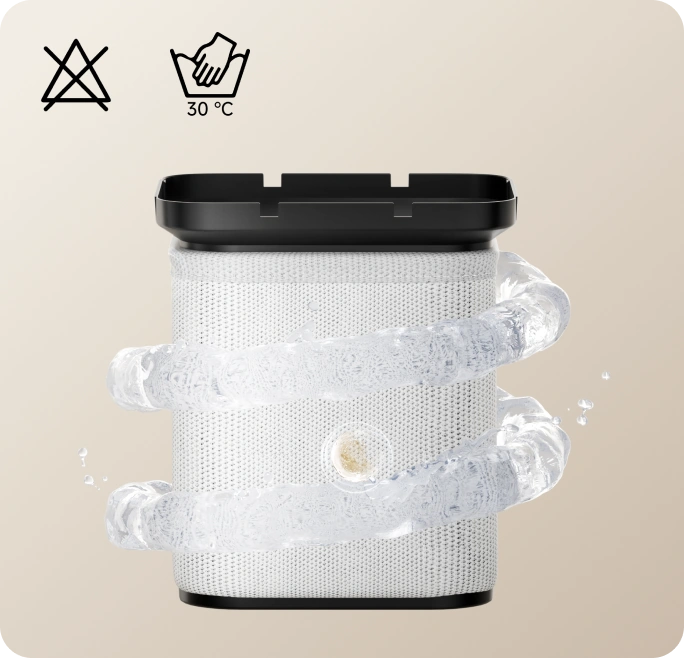 Filtro 3D lavable antibacteriano
