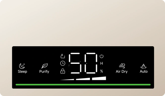 Pantalla digital con monitorización de humedad en tiempo real