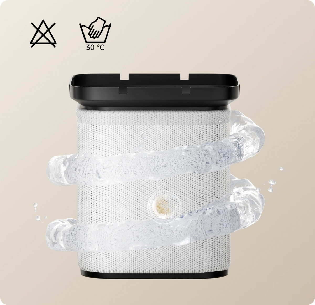 Filtro 3D lavable antibacteriano