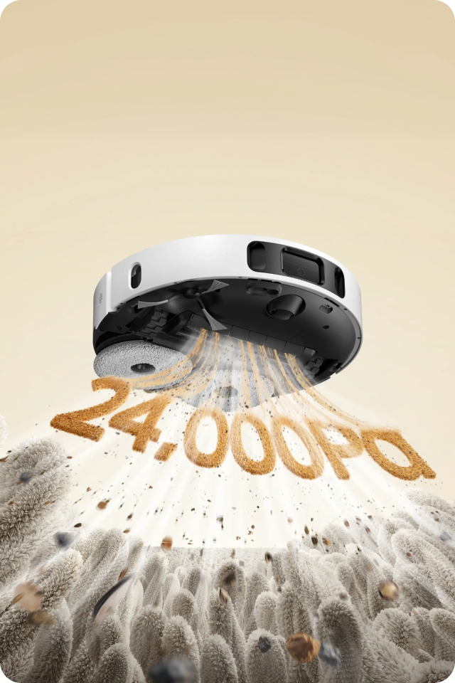 24.000 Pa de succión Vormax