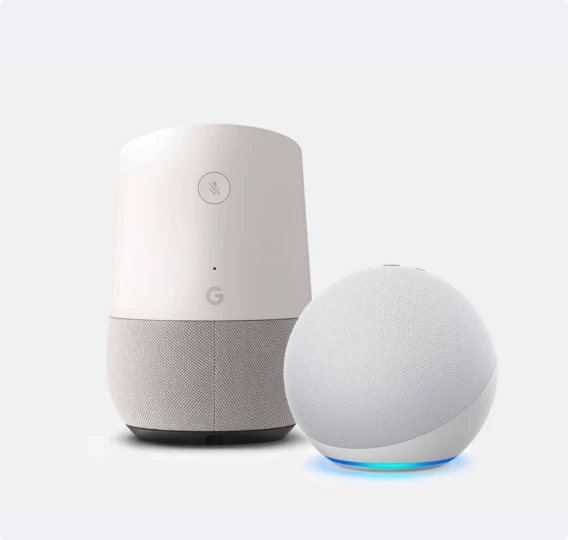 Robot aspirador Dreame Matrix10 Pro compatible con Alexa y Google Assistant, inicia, detiene o programa la limpieza por comando de voz.