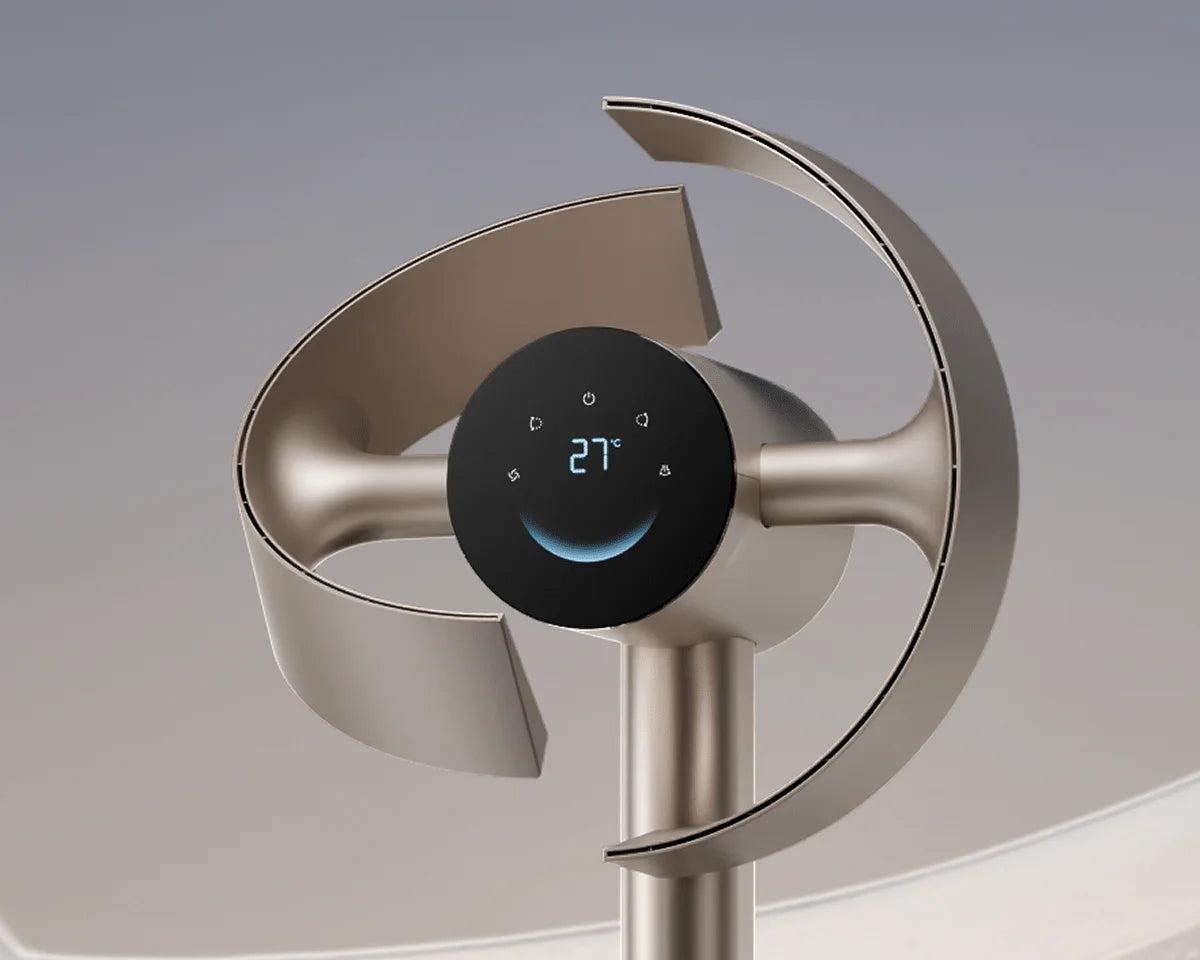 El diseño sin aspas del Dreame MF10 Ventilador sin aspas reduce considerablemente la acumulación de polvo y hace la limpieza diaria mucho más sencilla.