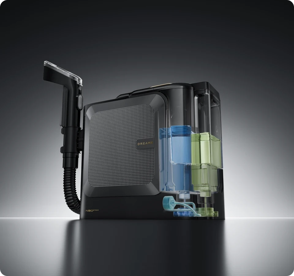 Dreame N20 Steam Negro ofrece modo vapor para una limpieza rápida a alta temperatura para una limpieza más fresca y fácil.