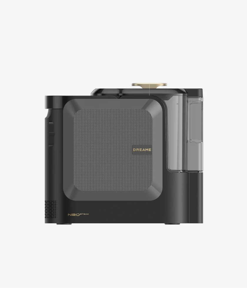 Dreame N20 Steam Negro muestra el cuerpo principal compacto diseñado para la limpieza profunda con vapor en textiles