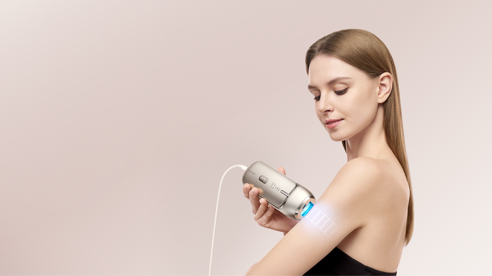 Depiladora IPL Dreame Nova de alta energía 27 J con doble lámpara para piel suave
