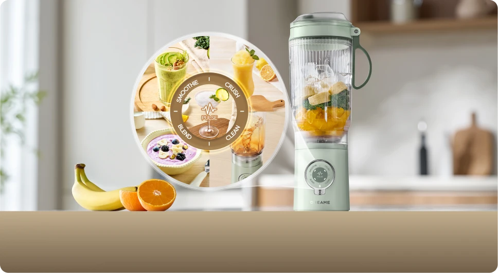 Batidora Dreame Portable Blender con 5 funciones automáticas para diferentes tipos de batidos