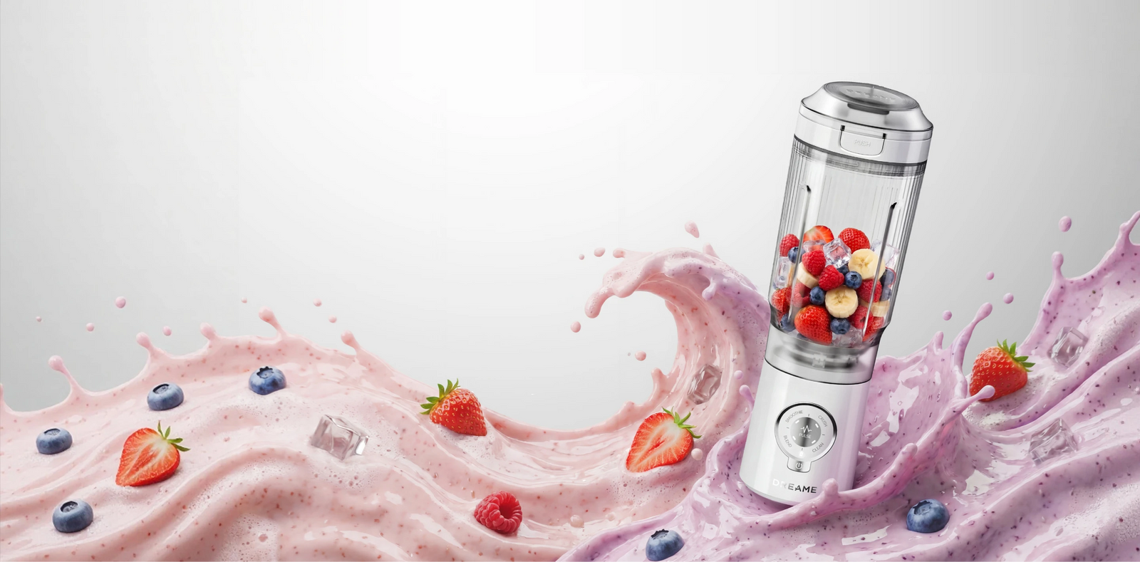 Batidora de vaso Dreame Portable Blender con motor de alta potencia para batidos y cremas suaves