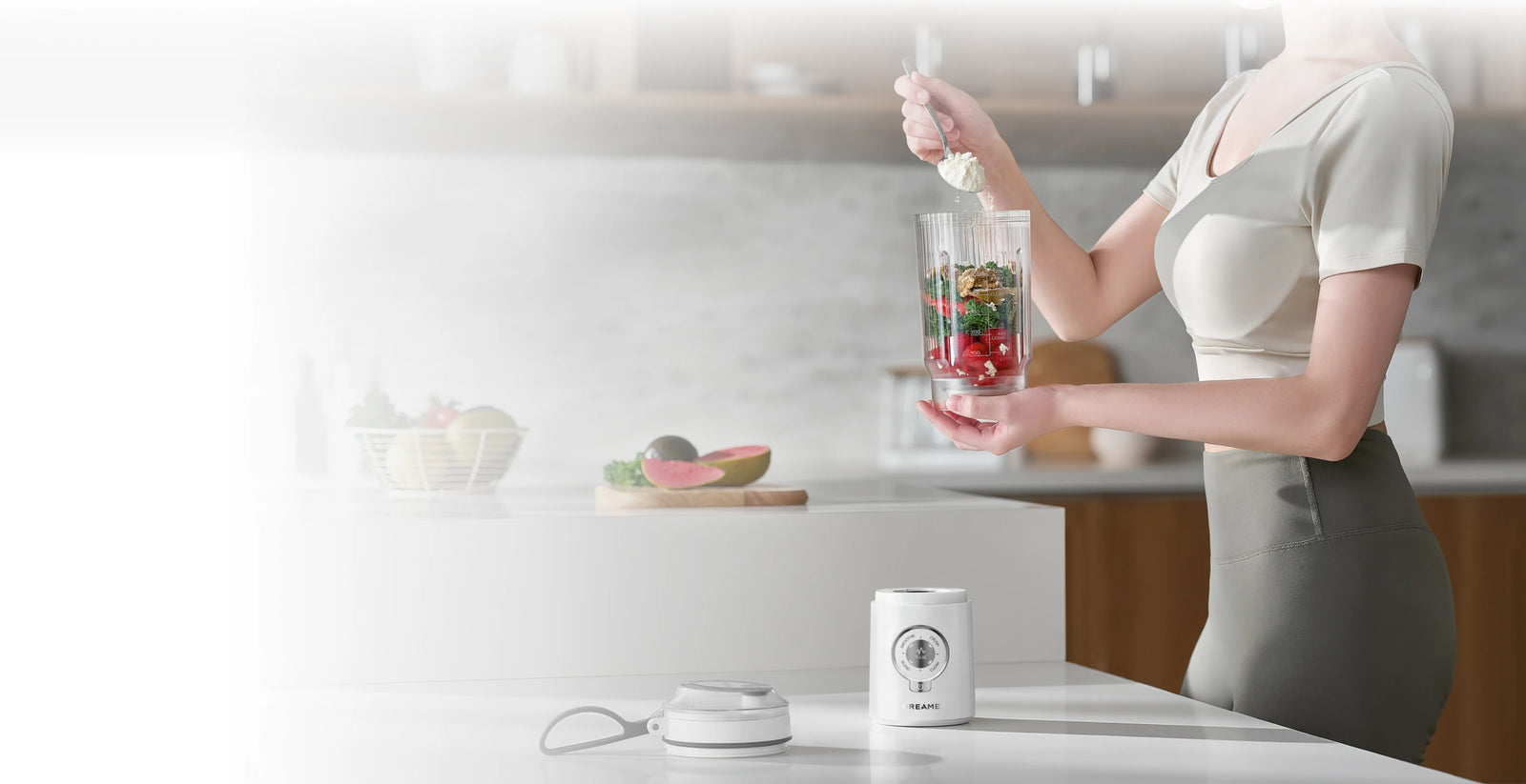 Vaso portátil de 500ml sin BPA para Dreame Portable Blender ideal para llevar batidos saludables