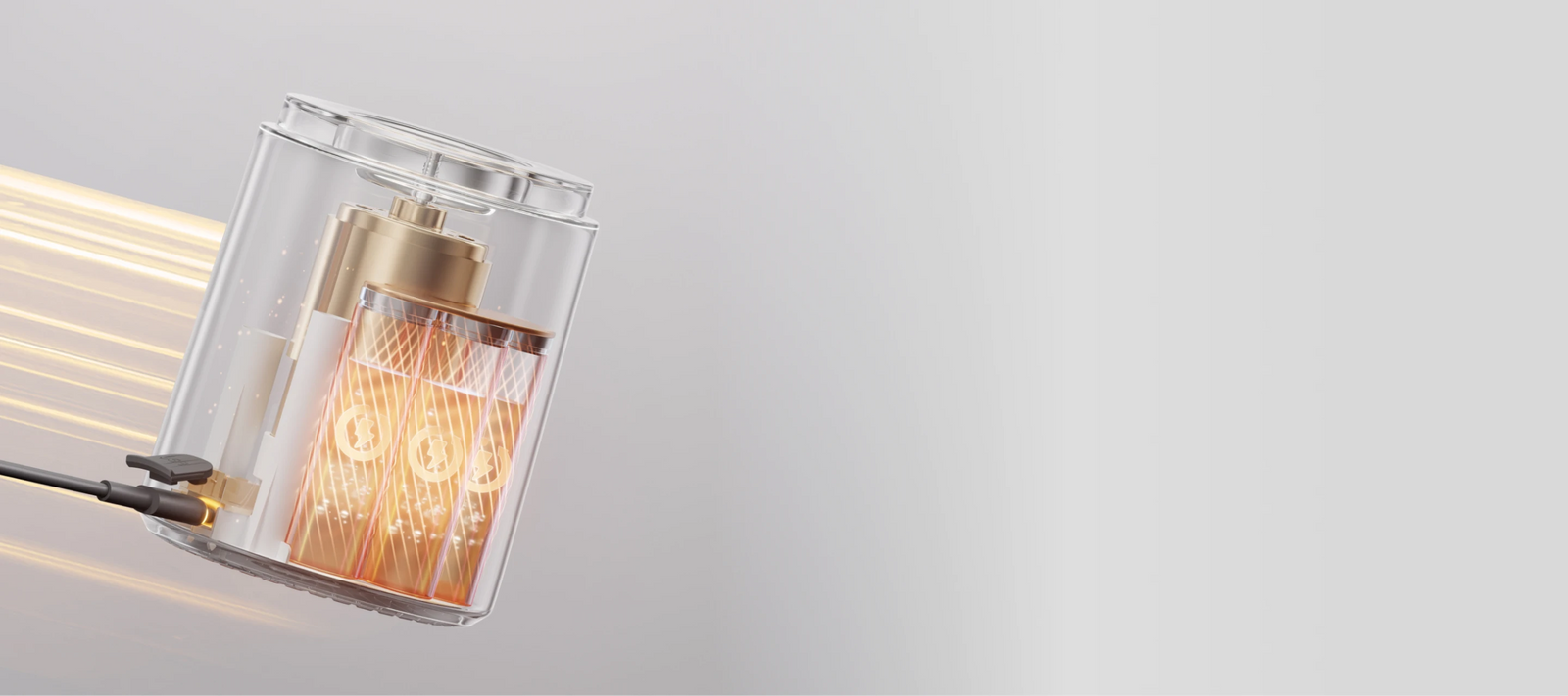 Batería de carga rápida para Dreame Portable Blender con 2000mAh e indicador de estado de carga