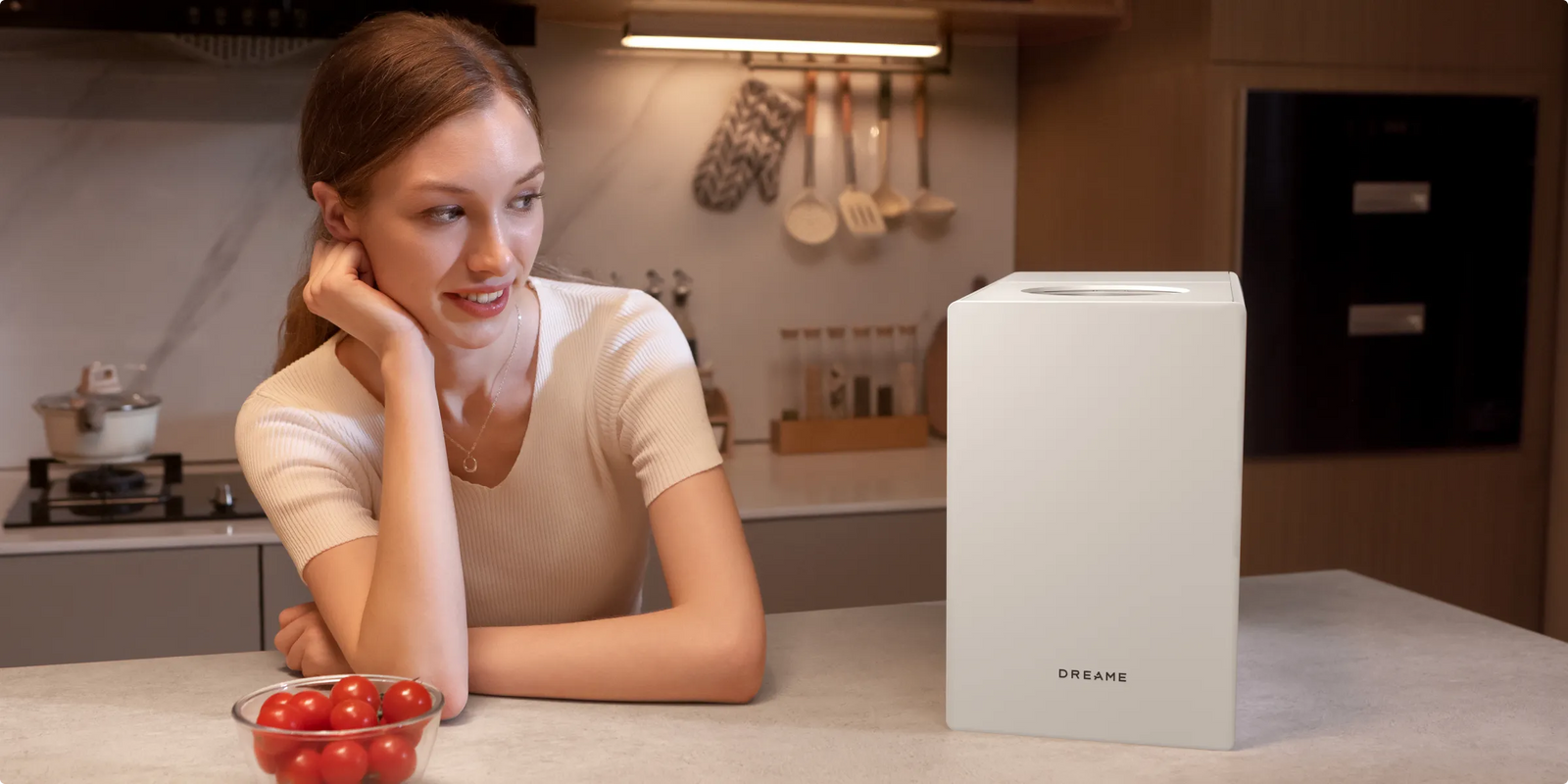 El Dreame SF25 WiFi puede procesar hasta 2,5 L de residuos alimentarios de una vez, ideal para gestionar las sobras de una familia de tres a cuatro personas.