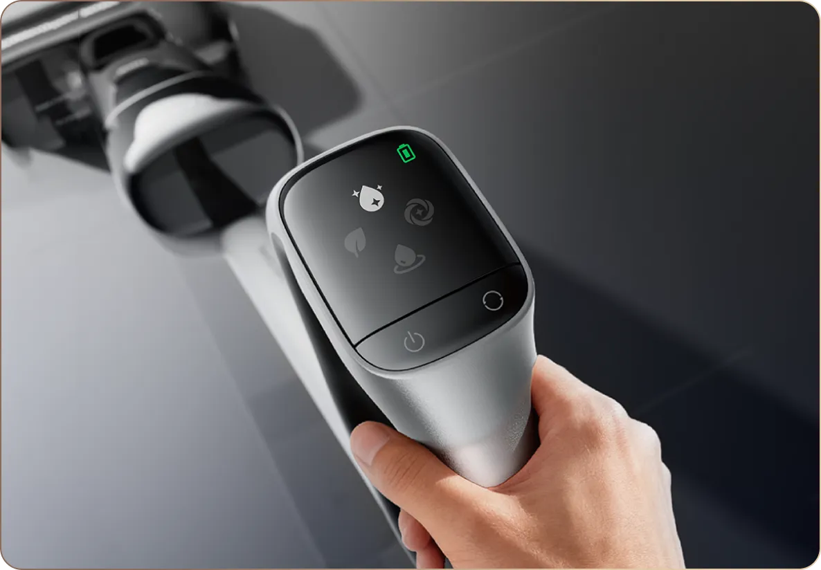 Dreame T12 Pro cuenta con avisos de voz inteligentes y una pantalla LED fácil de ver en el mango