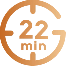 22 min*