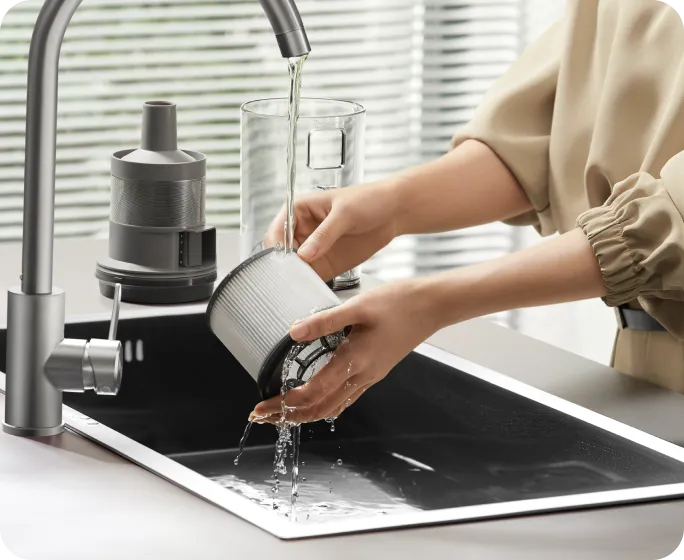 Componentes lavables y extraíbles Dreame   Z30 Pro Aqua-A para un mantenimiento fácil