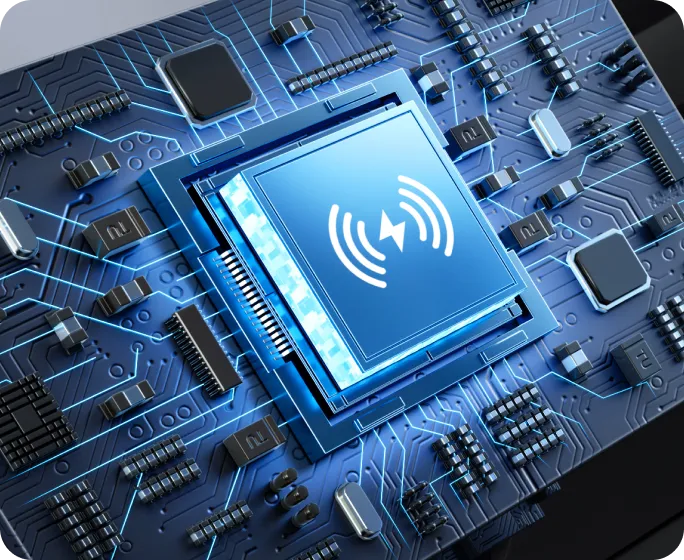 Chip integrado de  Dreame   Z30 Pro Aqua-A ajusta automáticamente la potencia de succión según la suciedad.